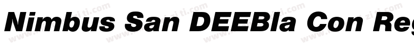 Nimbus San DEEBla Con Regular字体转换